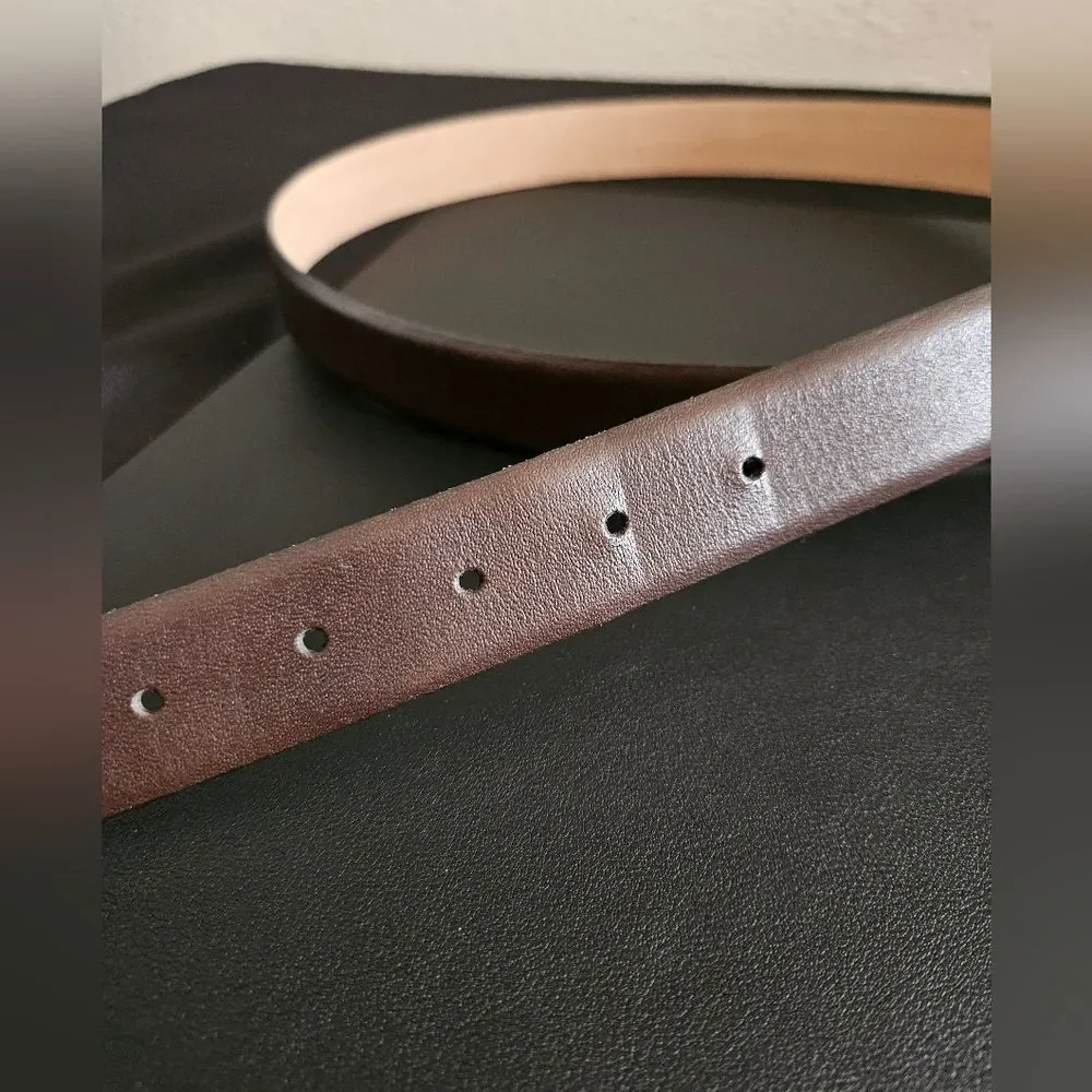 Pierre Cardin Brown Cowhide Leather Belt Size L  40